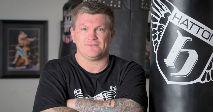 ボクサーのリッキー・ハットン ボクサーのリッキー・ハットン