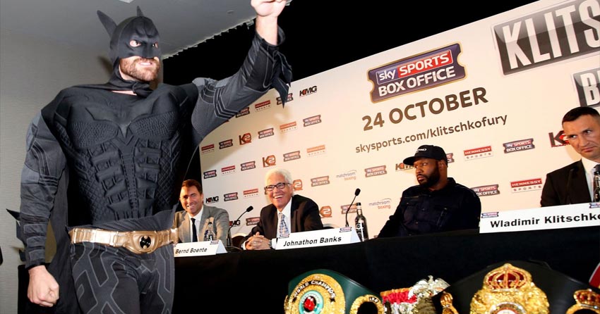 バットマン役のタイソン・フューリー